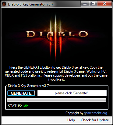 Diablo 3 Key Generator 2018